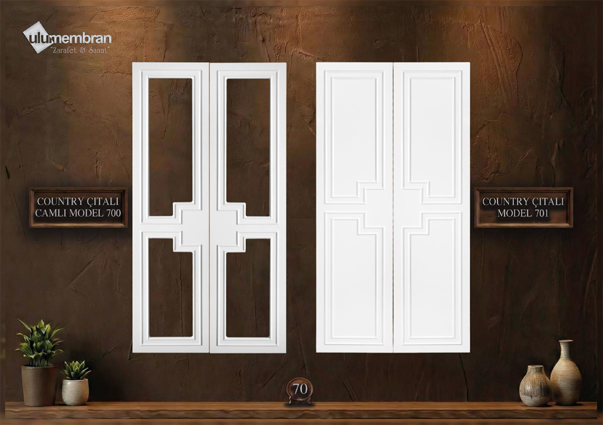 Country Çıtalı Camlı Model 700